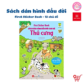 Sách - First Sticker Book - Sách dán hình đầu đời cho bé (Nhiều chủ đề) - Đinh Tị Books