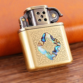 Mua Hộp Quẹt Bật Lửa Xăng Đá Z506-008 Khảm Trai  Kiểu Dáng Sang Trọng Mới (Màu Ngẫu Nhiên)