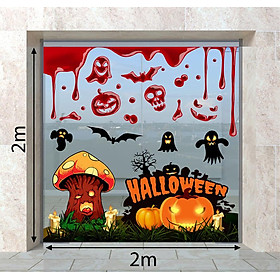 DECAL TRANG TRÍ HALLOWEEN 2023 COMBO SỐ 30