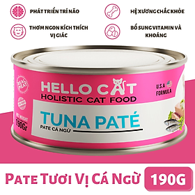 Pate Cho Mèo Vị Cá Ngừ - Hello Cat Tuna Pate 190G