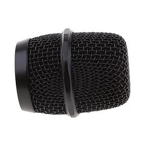 2X Replacement Steel Mesh Microphone Grill Head Black