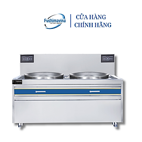 Mua  CỬA HÀNG CHÍNH HÃNG  Bếp từ công nghiệp đôi 15KWx2 liền chảo Fushimavina