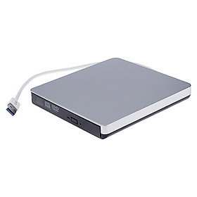 Hình ảnh Ổ đĩa quang ngoài siêu mỏng CD-RW DVD-RW ghi CD / DVD cho Windows / Mac USB 3.0