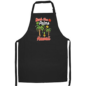 Tạp Dề Làm Bếp In Hình Christmas Deck the Palms Hawaii Pineapple