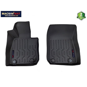 Thảm lót sàn xe ô tô Mazda CX30 2020-2023 Nhãn hiệu Macsim chất liệu nhựa TPV cao cấp màu đen- 2 hàng ghế