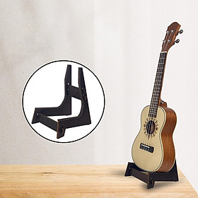 Wood Electric Guitar Floor Stand Ukulele Storage Rack Non Slip Guitar Support Stand for Ukulele Mandolin Bass Guitar Players Gifts Accessory