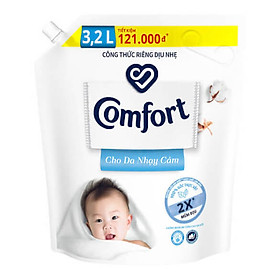 Nước xả làm mềm vải Comfort em bé 3.2L