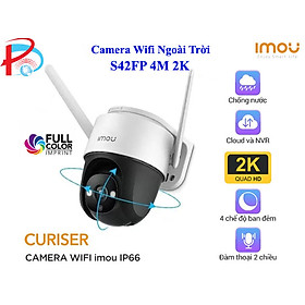 CAMERA WIFI IMOU NGOÀI TRỜI IPC-S42FP-IMOU 4MP 2K CÓ MÀU BAN ĐÊM - ĐÀM THOẠI 2 CHIỀU - HÀNG CHÍNH HÃNG