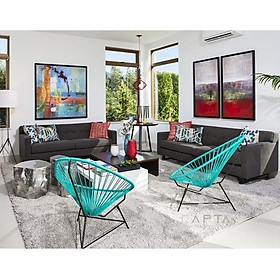 Mua Ghế thư giãn đọc sách ACAPULCO Nội thất Capta Ghế Cafe Fastfood kiểu dáng hình quả lê dây Vinyl khung thép sơn tại HCM