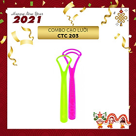 Combo 2 dụng cụ vệ sinh lưỡi Curaprox CTC 203