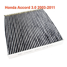 Lọc gió điều hòa Than hoạt tính AC881C dành cho xe Honda Accord 3.0 2003, 2004, 2005, 2006, 2007, 2008, 2009, 2010, 2011 80292-SWA-A01