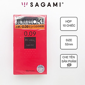 BCS Sagami Super Dot 009 - H10 - Có Gai Nhỏ - Dày - Che Tên Sản Phẩm