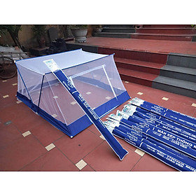 Mua Màn  Khung Inox  Mùng chụp xếp thông minh tự bung gấp gọn tiện dụng - màn chụp người lớn chống muỗi cao cấp