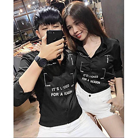 Hình thật - Áosơ Mi cặp Sơ Mi Nam - Nữ CHẤT LỤA DÀI TAY - NEW HOT 003 giá 1 áo shop01