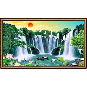 Tranh dán tường 3D VTC Tùng hạc diên niên LunaTM-0030K