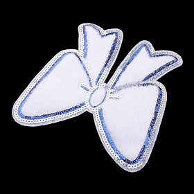 1Piece Bow Pattern Sequin Embroidery Patch Sewing Crafts Accessories