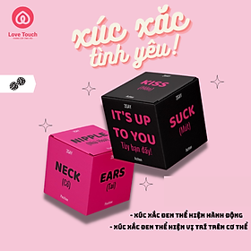Bộ 2 xúc xắc tình yêu LOVE TOUCH cho các cặp đôi đang yêu nhau