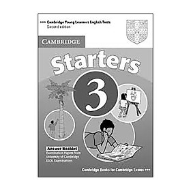 Cambridge Young Learners English Tests Second edition Starters 3 Answer Booklet