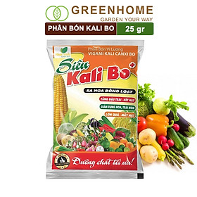 Mua Phân bón Kali bo  gói 25g  kích thích ra hoa  quả to  chắc ruột  tăng độ ngọt | Greenhome