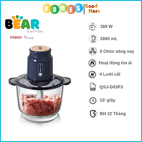 Mua Máy Xay Thịt Thực Phẩm Đa Năng BEAR QSJ-D03P3 2L - Hàng Chính Hãng