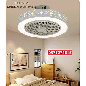 Mua Quạt Áp Trần  Phi 500 Xoay 360 Với Nhiều Chế Độ Ánh Sáng