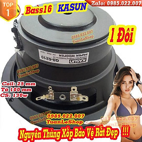 Mua BASS 16 KASUN  CAO CẤP - GIÁ 2 LOA - LOA BASS RỜI