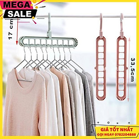Mua Combo 10 Móc Treo Quần Áo Đa Năng 9 Lỗ Tiện Dụng - Giao Hàng Toàn Quốc