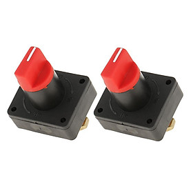 2x 100A BATTERY  SWITCH ISOLATOR DISCONNECT CUT OFF 12V/24V
