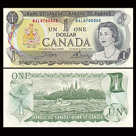 Tiền Canada 1 dollar Nữ hoàng Elizabeth II