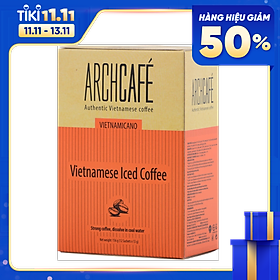 Cà Phê Đá Việt Nam - Cafe hoà tan Archcafé hộp 12 gói x 13g