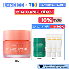 Mặt Nạ Ngủ Cho Môi Laneige Lip Sleeping Mask Grapefruit EX 20g