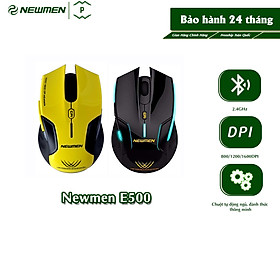 Mua Chuột không dây Newmen E500 kết nối 2.4Ghz 1600DPI công thái học đối xứng tuỳ chỉnh trọng lượng -Hàng Chính Hãng  bảo hành 24 tháng