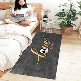 Mua Thảm chân giường M2T bedding - Thảm nhập khẩu kích thước 80 x 2m họa tiết 3D sắc nét