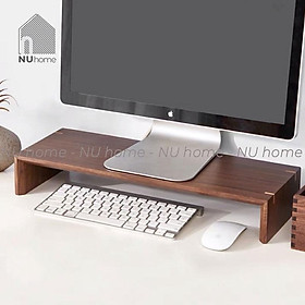 Mua Kệ để màn hình máy tính - Tina  kệ để màn hình imac được thiết kế đơn giản bằng chất liệu gỗ tự nhiên