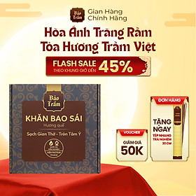 Mua Khăn Bao Sái Bàn Thờ Bảo Trầm – Khăn Lau Đa Năng 12 Miếng/Hộp