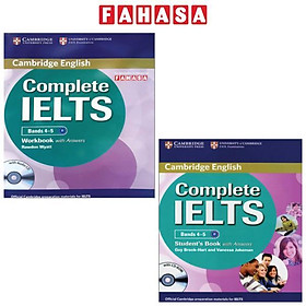 Combo Sách Complete IELTS B1 Student's Book + Workbook with answer (CD-ROM & Audio CD) (Bộ 2 Cuốn)