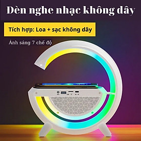 Loa Bluetooth Chữ G BT2301 Chế Độ Led RGB Tích Hợp Sạc Không Dây Siêu Tiện Lợi, Kết Hợp Micro Nghe Gọi