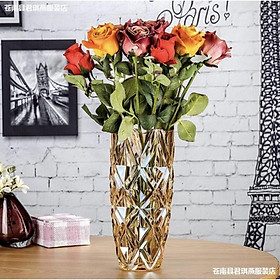 Mua (Giá sale) Lọ hoa trang trí dáng bầu cao 30cm mã 1703VSB