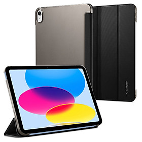 Ốp lưng cho IPAD GEN 10 10.9 SPIGEN LIQUID AIR FOLIO BLACK ACS05415