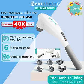 Hình ảnh Review Máy Massage Cầm Tay Cao Cấp KINGTECH - Hỗ Trợ Toàn Thân - Chuyên Sâu Cổ, Vai, Gáy, Lưng - Giảm Đau Mỏi Cho Dân Văn Phòng, Gymer, Người Già, Người Lao Động Nặng - Chính Hãng