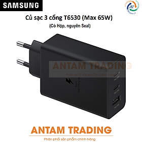 Mua Củ sạc ba cổng Samsung T6530 (Max 65W) (Không kèm cáp) - Hàng Chính Hãng