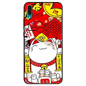 Ốp lưng dành cho Huawei Y7 Pro (2019) mẫu Mèo Nằm Chờ Cá