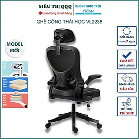 Mua Ghế xoay văn phòng cao cấp PEHOUSE lưng lưới có tựa đầu - Hàng chính hãng