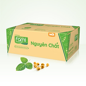 Thùng Sữa đậu nành Fami nguyên chất 200ml x 40 Bịch