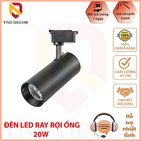 Mua ĐÈN LED RAY RỌI 20W  LED RỌI ỐNG BƠ COB 20W  VỎ ĐEN-ÁNH SÁNG TRẮNG/VÀNG/TRUNG TÍNH  TRANG TRÍ CỬA HÀNG  SHOP  SHOWROOM