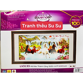 Mua Tranh thêu chữ thập Mã đáo thành công LV3133  kích thước 92 x 51 cm