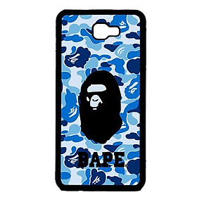 Ốp in cho Samsung Galaxy J7 Prime Bape Xanh Có Chữ - Hàng chính hãng