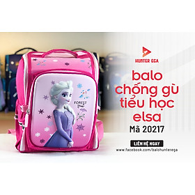 Balo Chống Gù Tiểu Học Cao Cấp Hình Công Chúa Elsa Cho Bé Gái Mã 20217