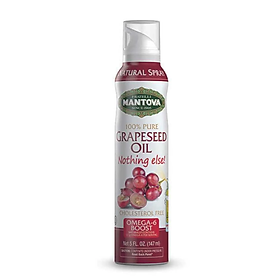 Dầu Ăn Dạng Xịt Hạt Nho Mantova- Grapeseed Oil Spray- Ít calo, ăn kiêng