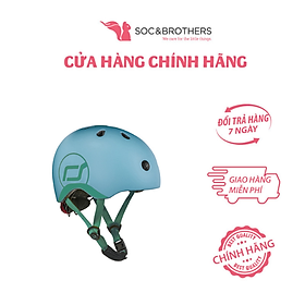 Mũ đội đầu cho bé Scoot and Ride màu Steel